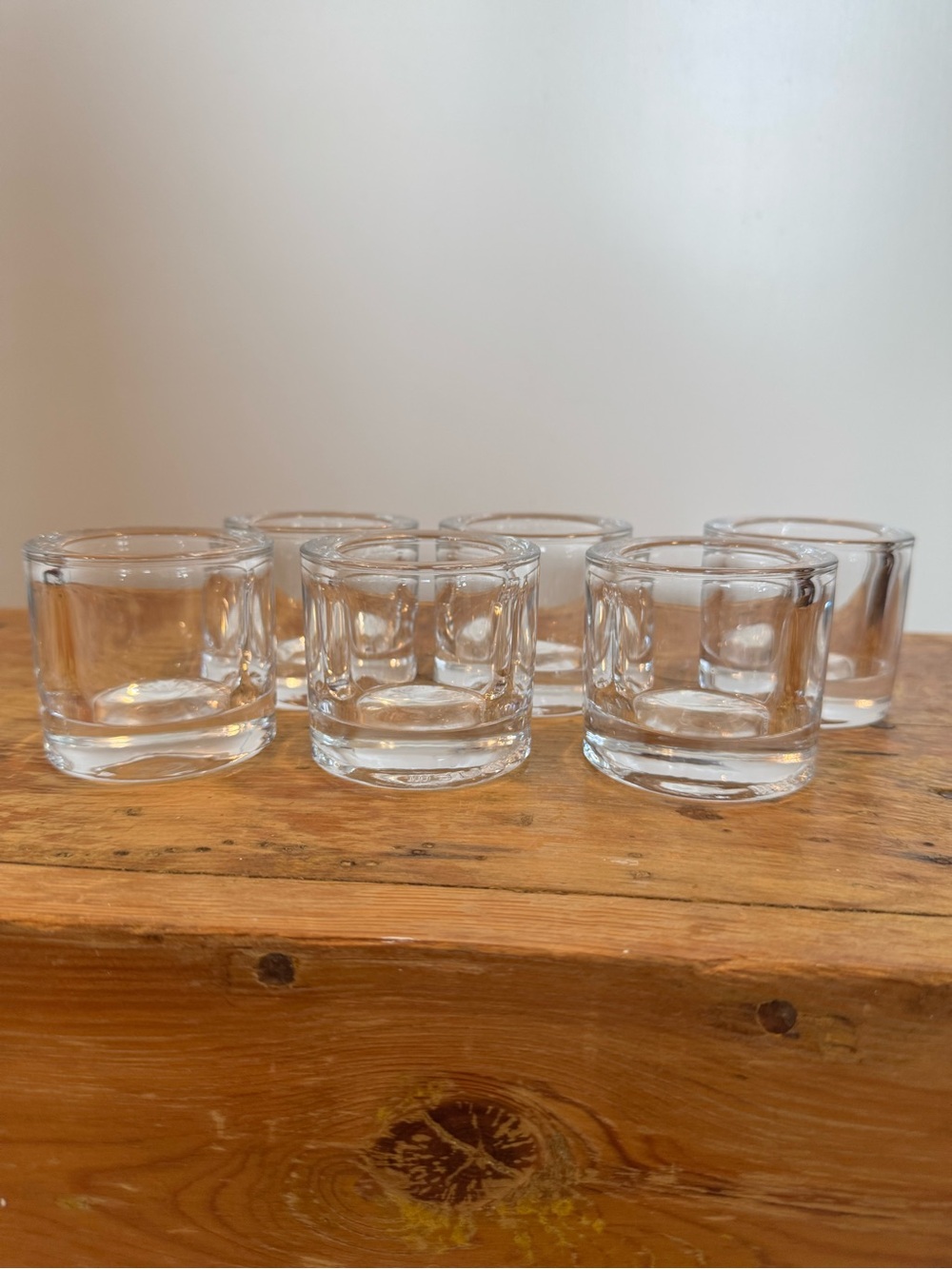 Vintage 80s Kiri by Heikki Orvola Marimekko + Iittala votive candle holders x 6